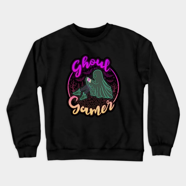 Ghoul Gamer Crewneck Sweatshirt by Rebalien